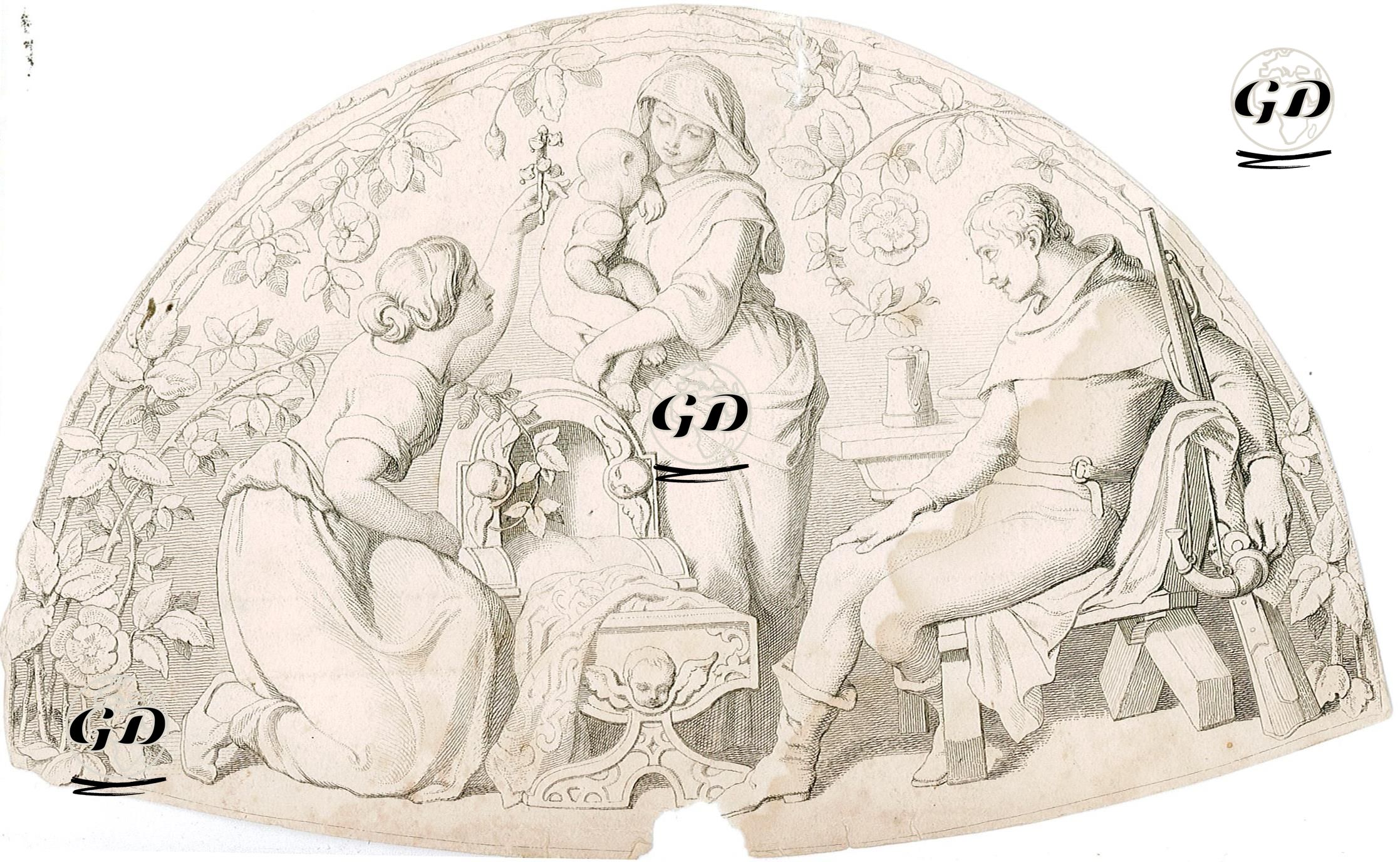 The Infancy (The Seven Ages of Man), Act II Sc. VII (As You Like İt)  - Daniel Maclise (1806-1870) - 1850