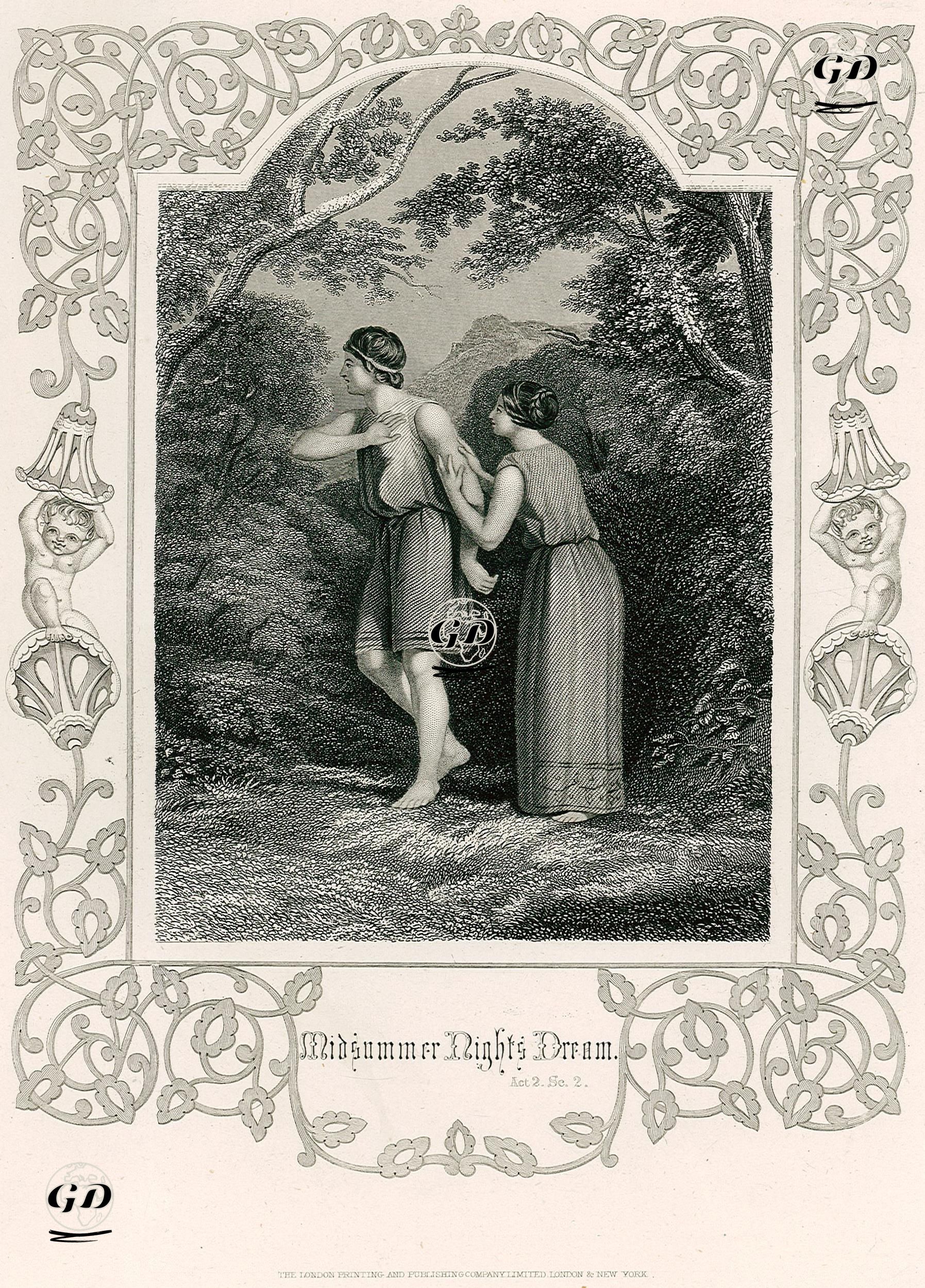 Midsummer Night's Dream, Act. 2 Sc. 2  -  - 1850's