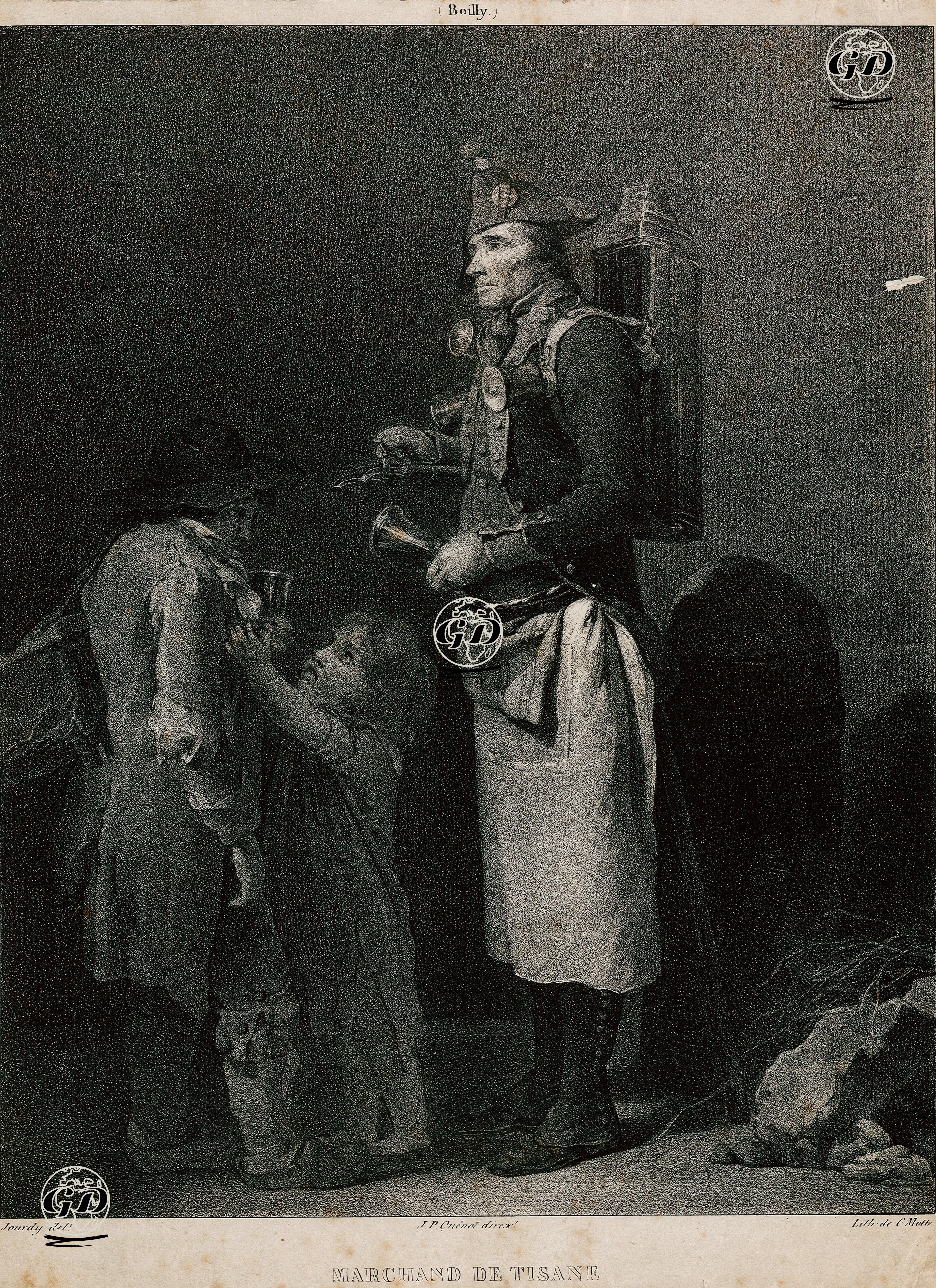 Çay Satıcısı - Paul Jourdy (1805-1856) - 1796