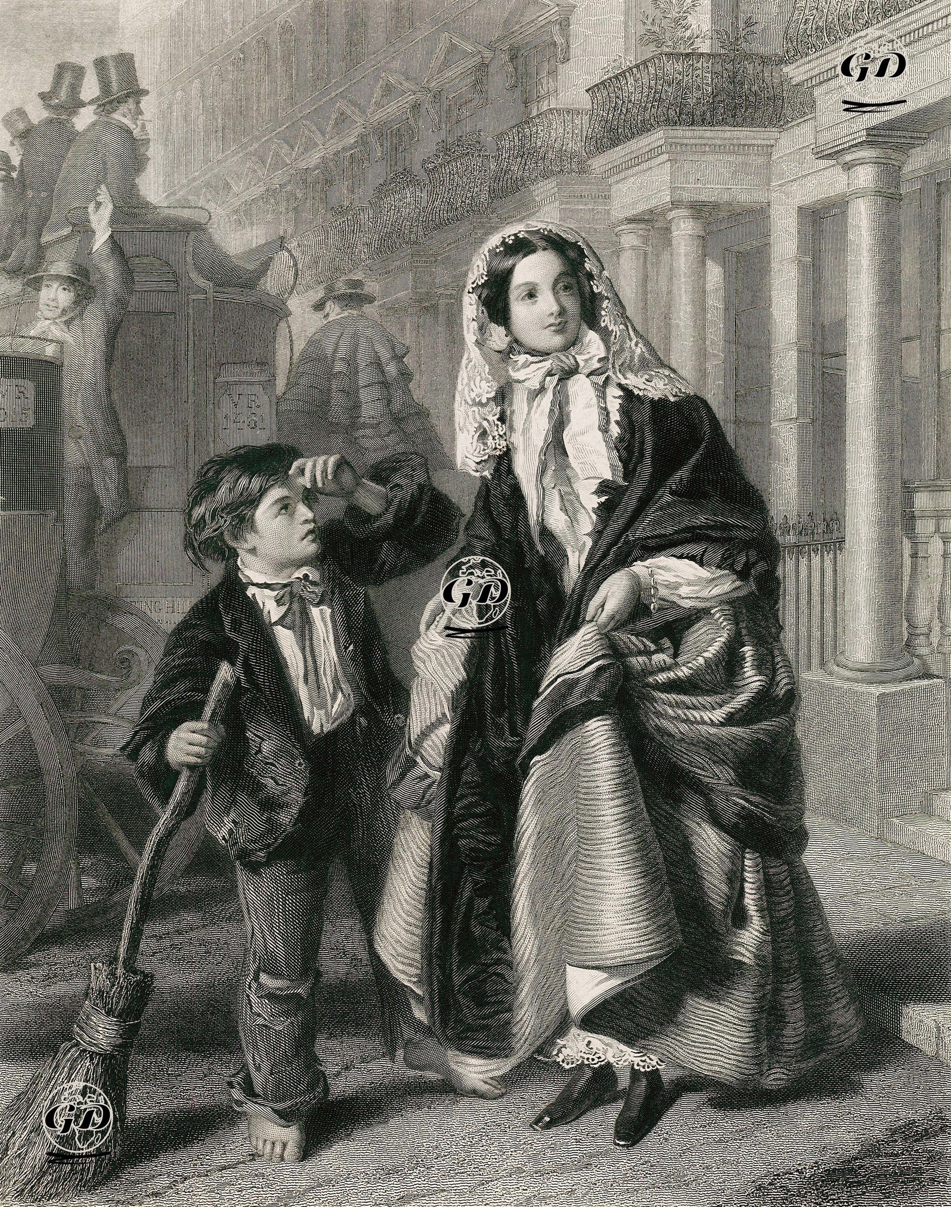 Sokak Çöpçüsü - William Powell Frith (1819-1909) - 1860's