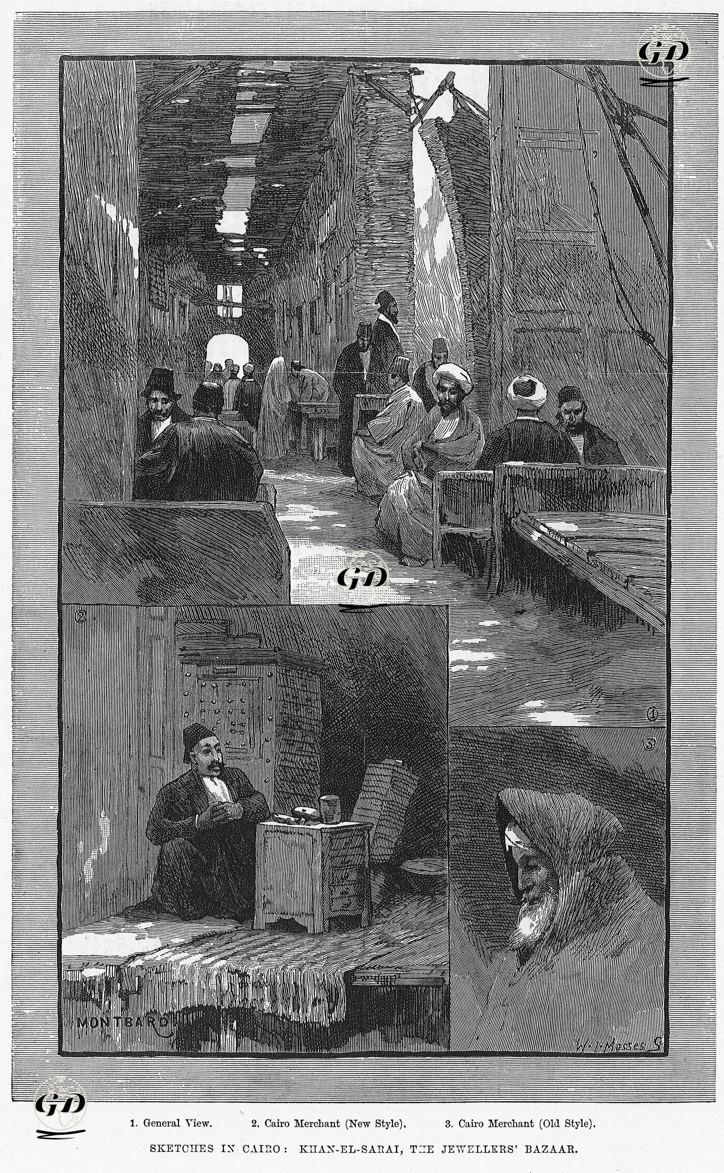Khan El Sarai, The Jeweller's Bazaar  -  - 1882