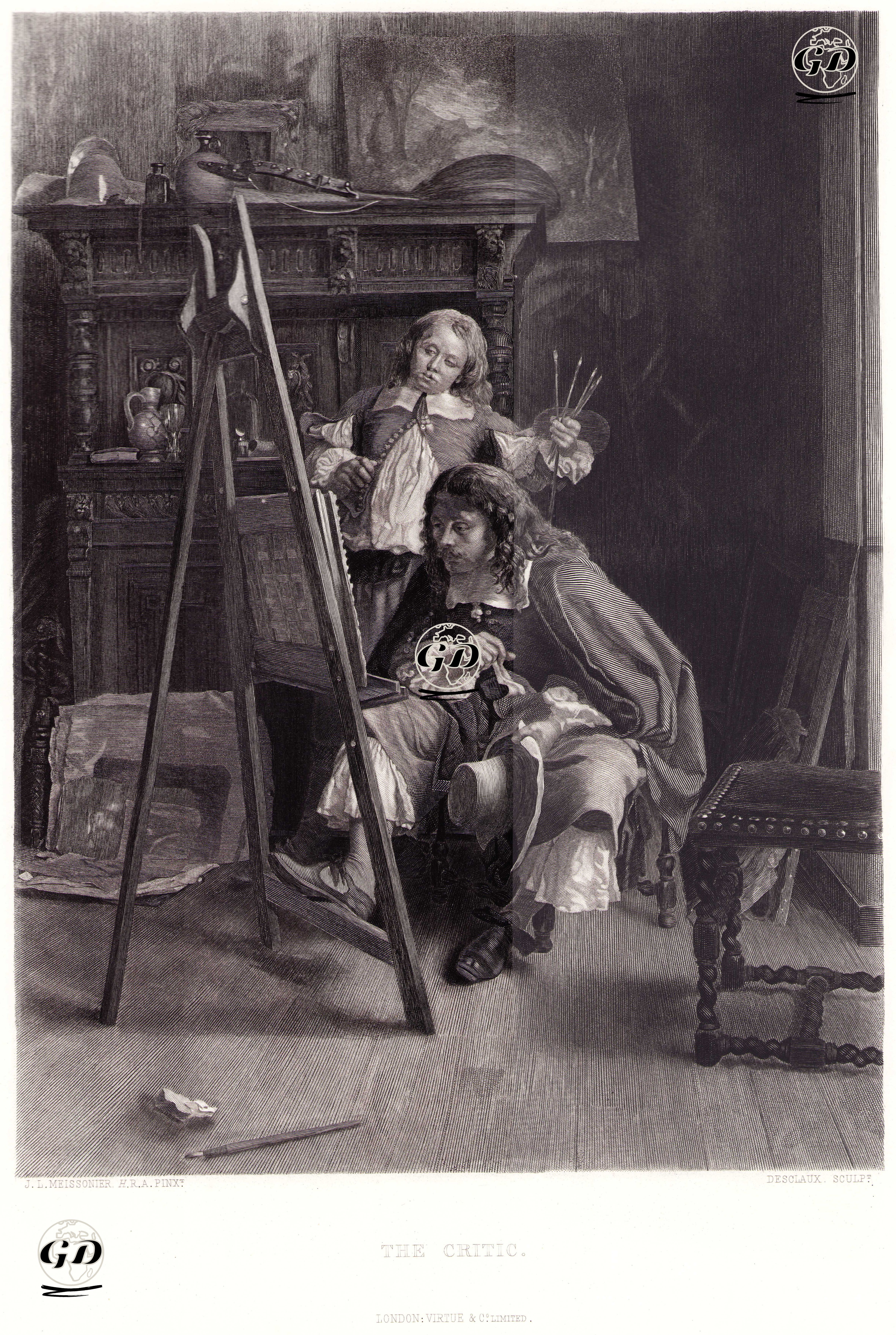 Eleştiri - Jean-Louis-Ernest Meissonier (1815-1891) - 1879