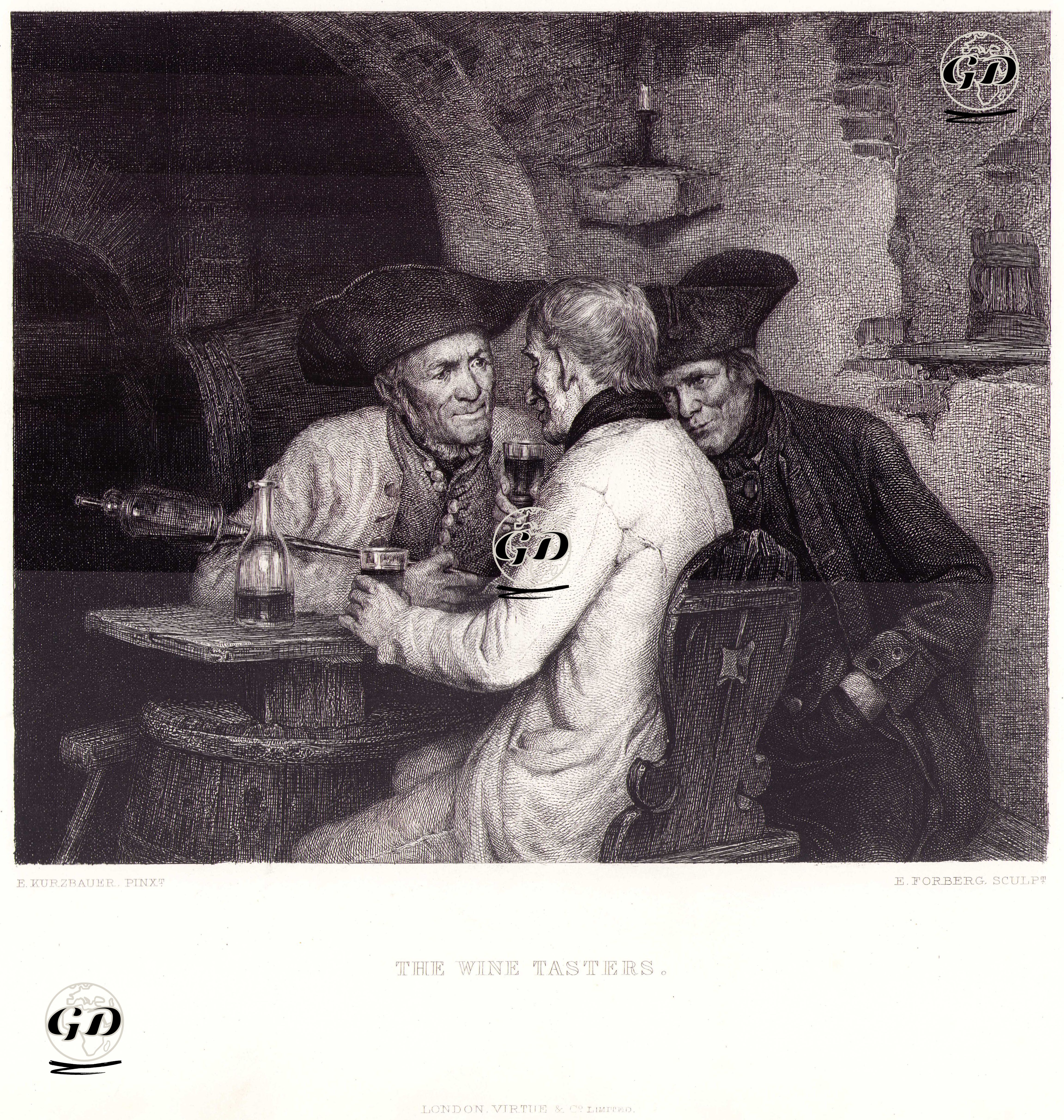 Şarap Tatıcısı (Degüstatör) - Eduard Kurzbauer (1840-1879) - 1880
