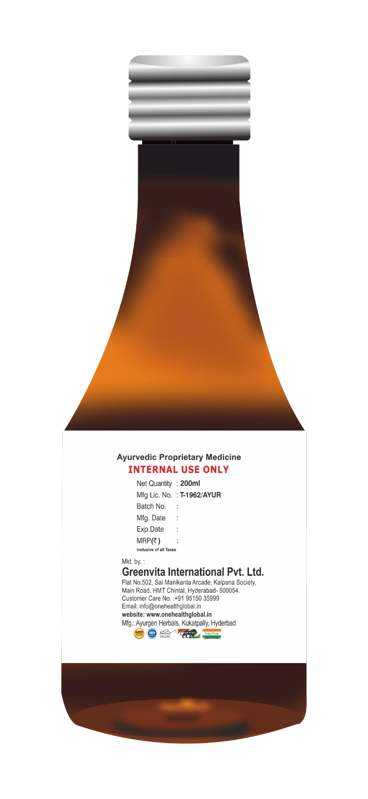 Gastro Gen Syrup | Ayurvedic Digestive Care Tonic | Relief from Acidity, Indigestion & Gas |  3