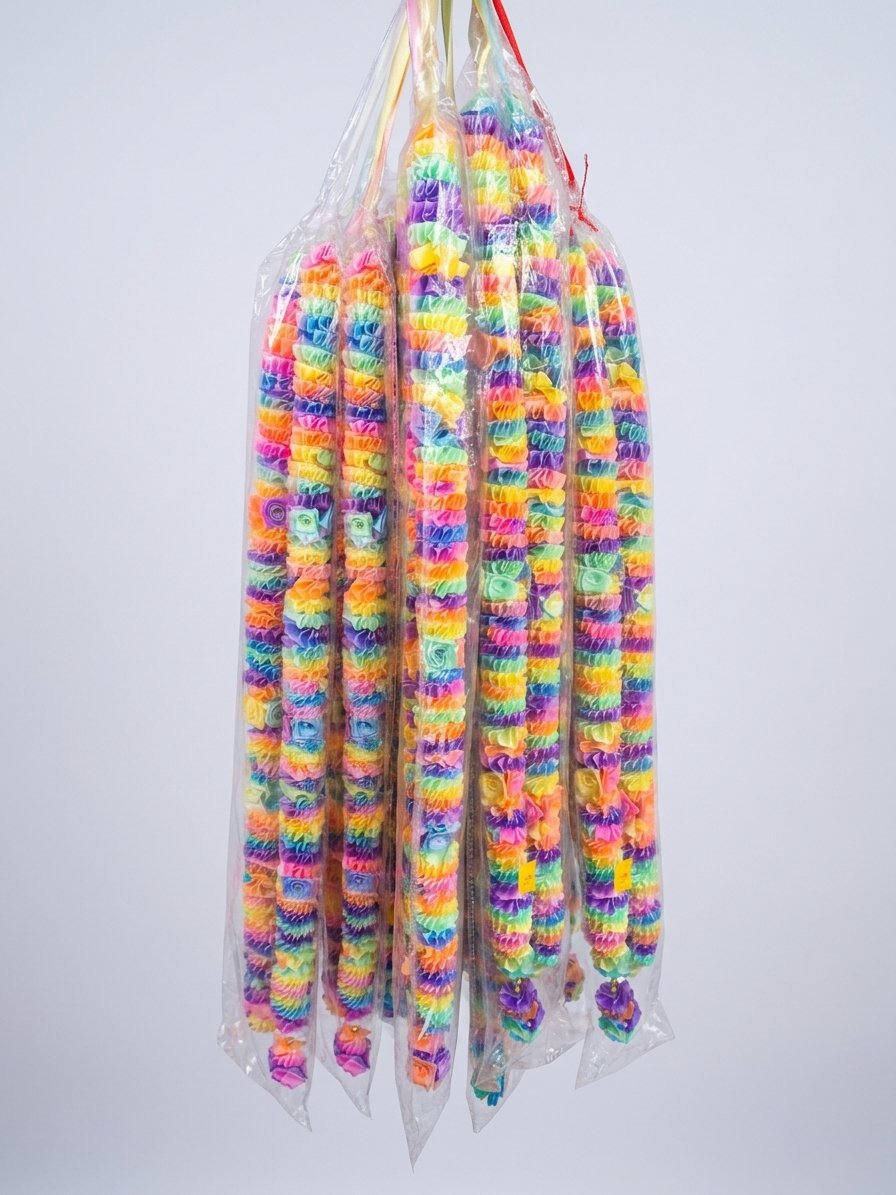Artificial Flower Mala for Pooja full size