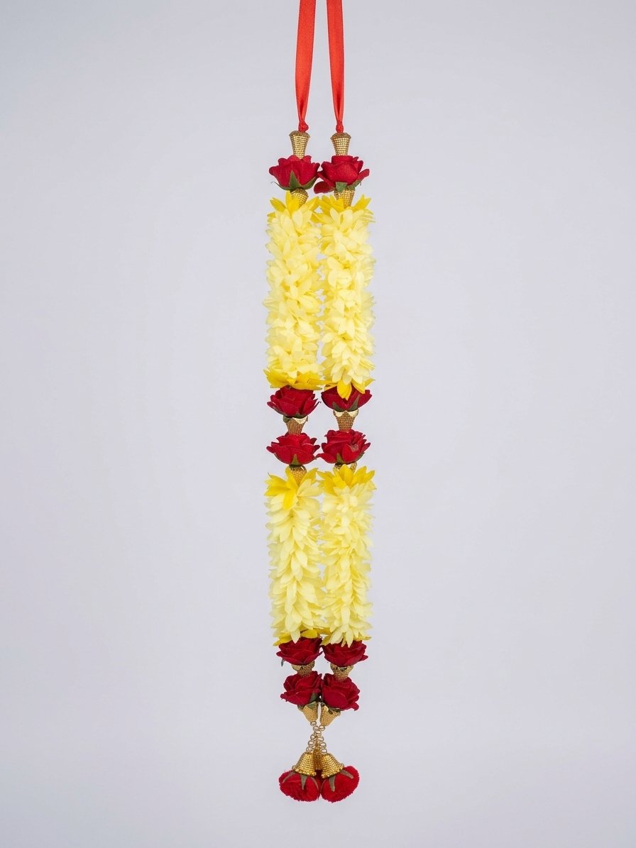 Artificial Flower Mala for Pooja 2 ft ki mala