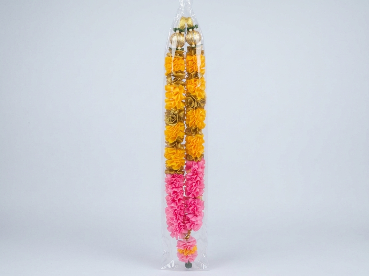 Artificial Flower Garland for Pooja 2 ft mala