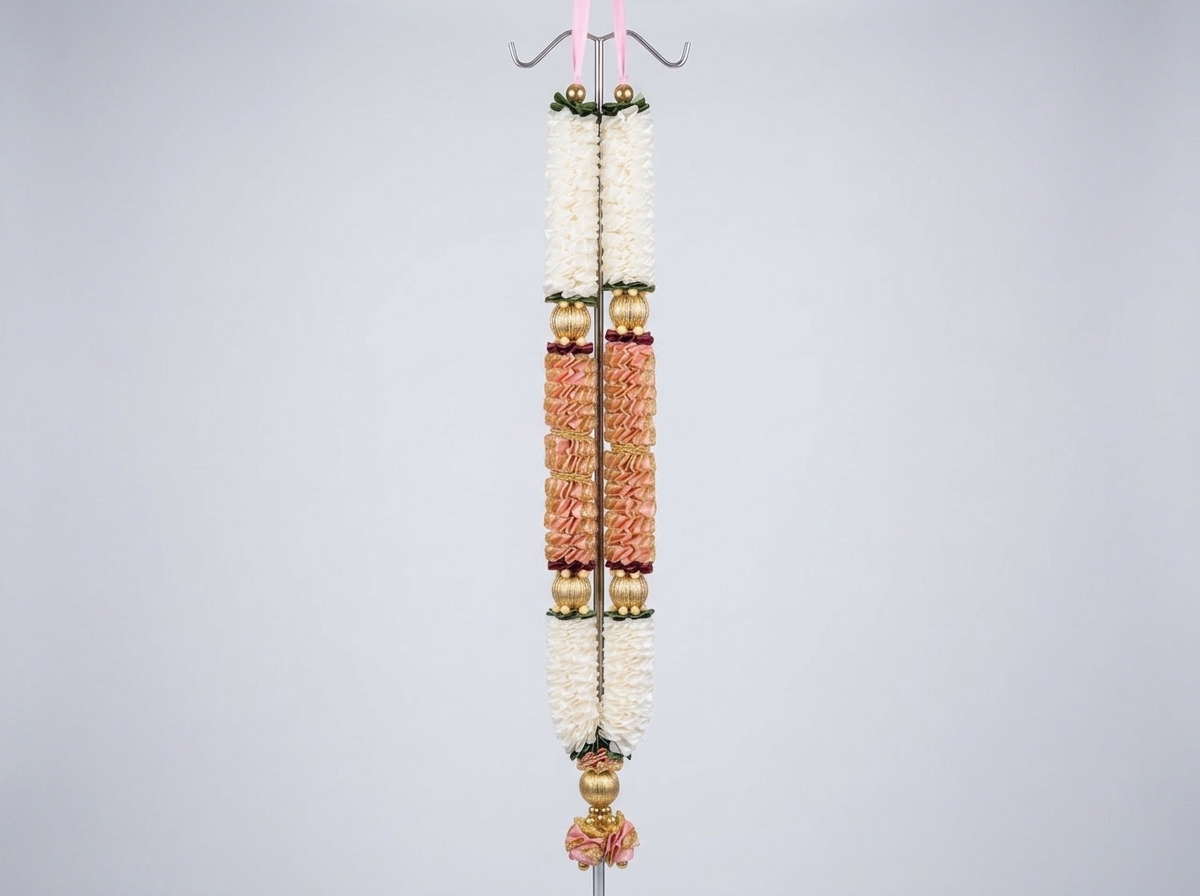 Artificial Pooja Garland for Idols 2 ft mala size mala