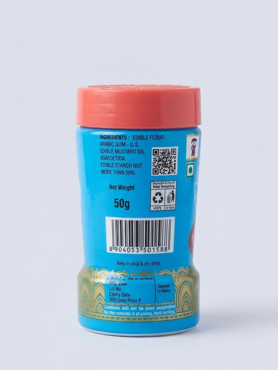 Asafoetida Hing Powder 50g Bottle