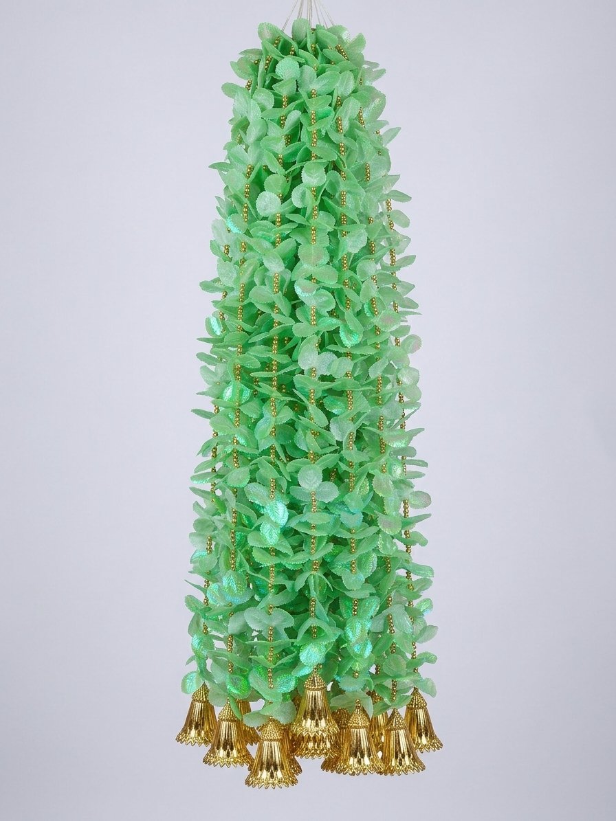 Green Artificial Leaf Hanging Latkan