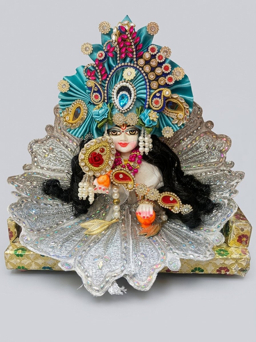 Decorated Laddu Gopal Krishna Idol