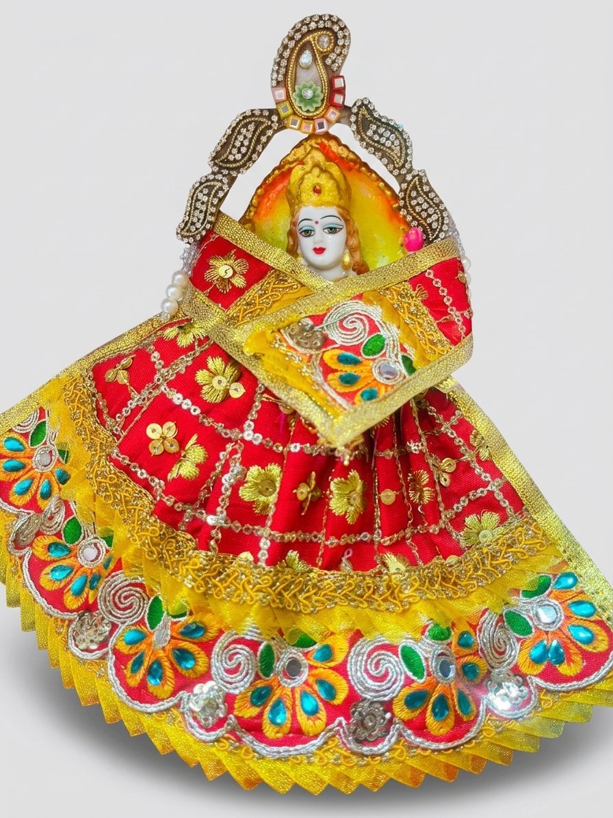 Decorated Goddess Lakshmi Idol (  7 inch )