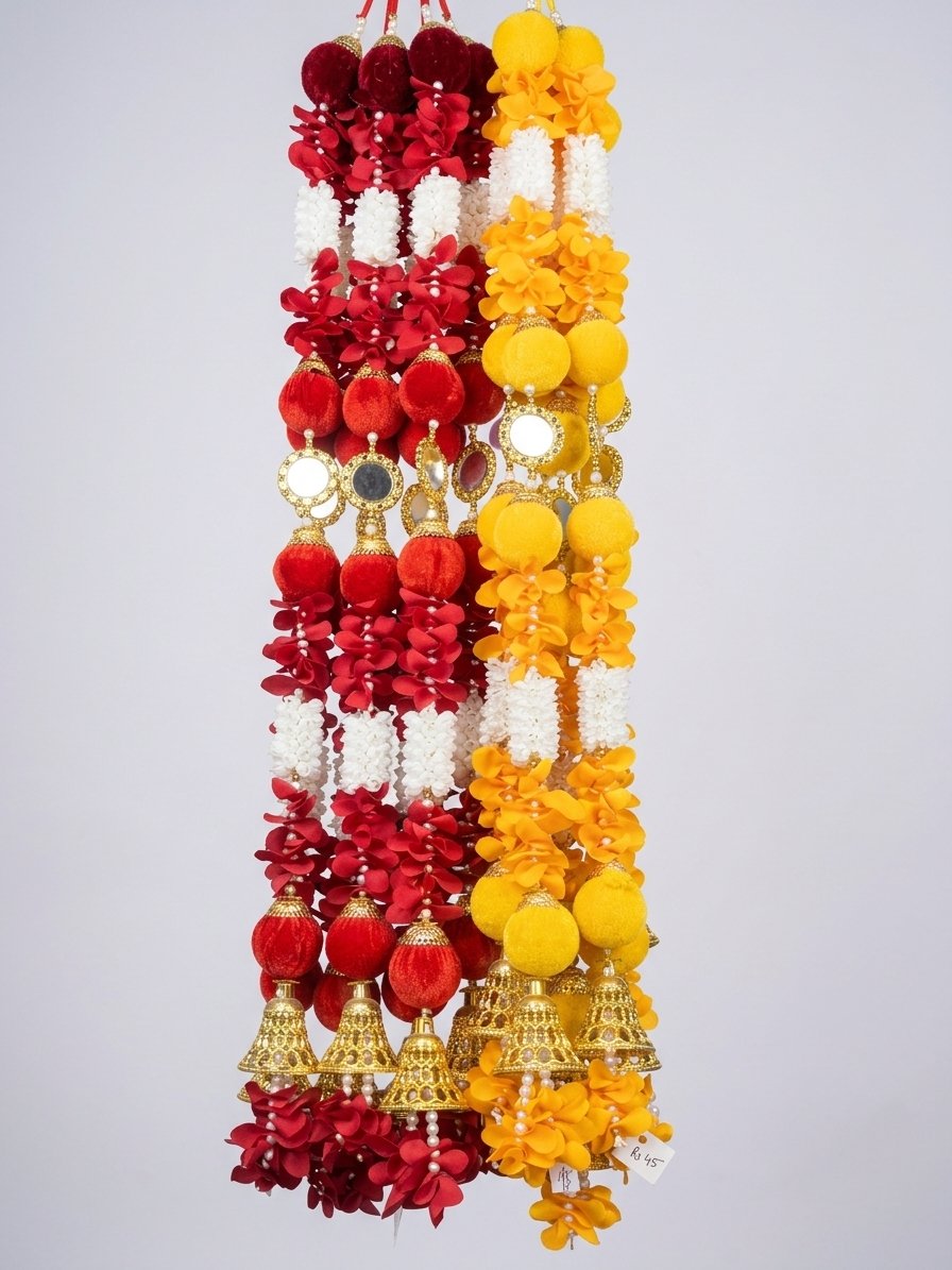Decorative Hanging Garlands with Bells