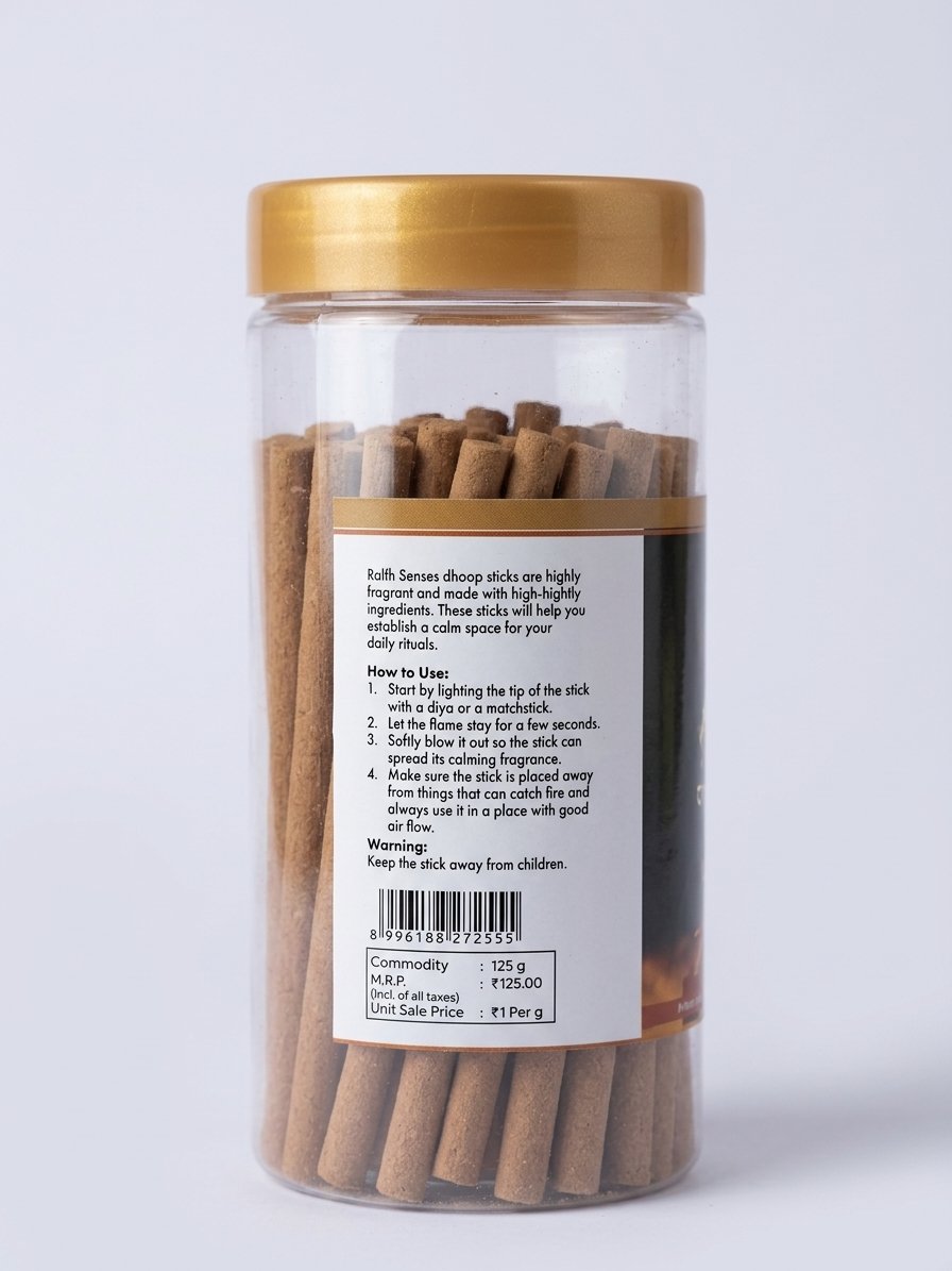 Ralfh Senses Dhoop Sticks Jar 125g