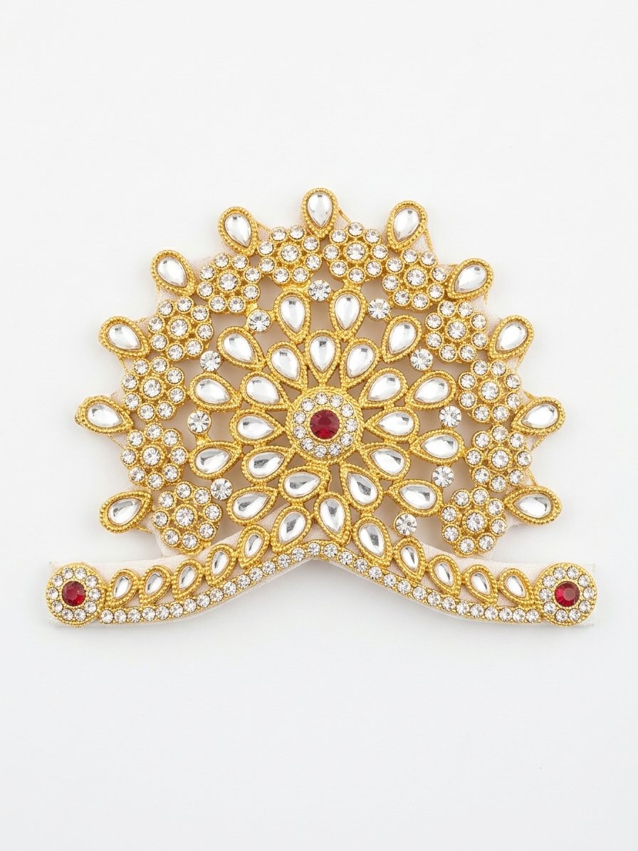 Laddu Gopal Golden Mukut Set