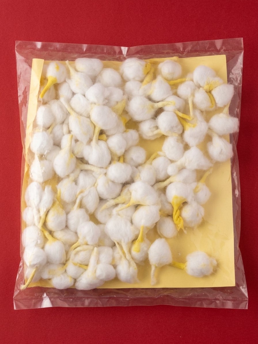 Pooja Round Cotton Wicks Pack
