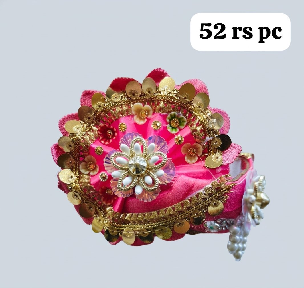 Pink Decorative Mala for God Idols