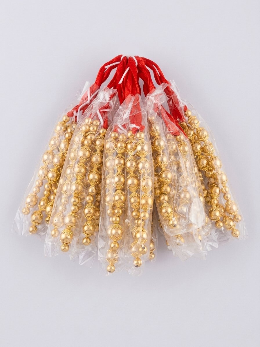 Golden Beaded Latkan for Blouse