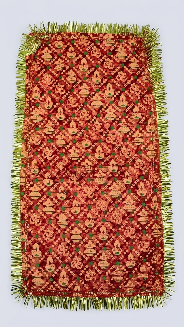 Red Mata Ki Chunri Pooja Cloth