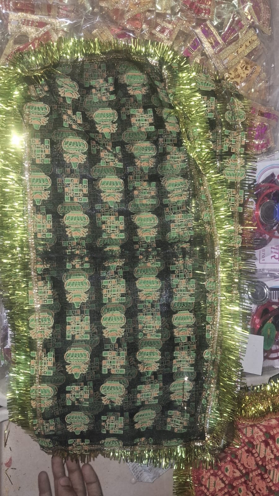 Green Mata Rani Pooja Chunri