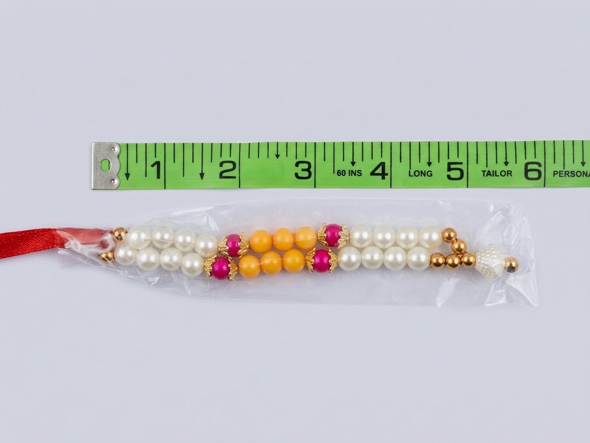 Pearl and Yellow Bead Mala for Laddu Gopal & Mata Ji
