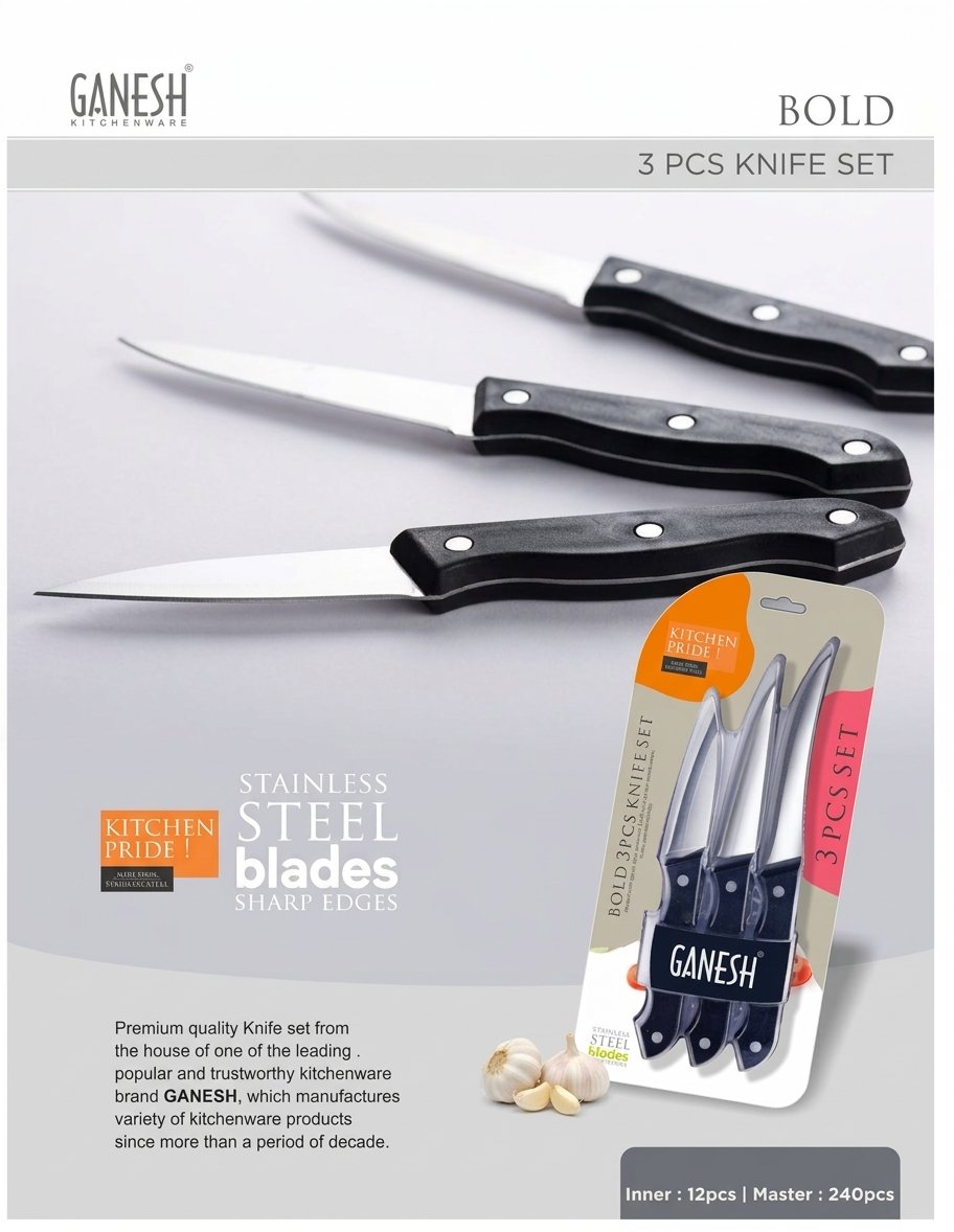 Ganesh Stainless Steel Knife Set