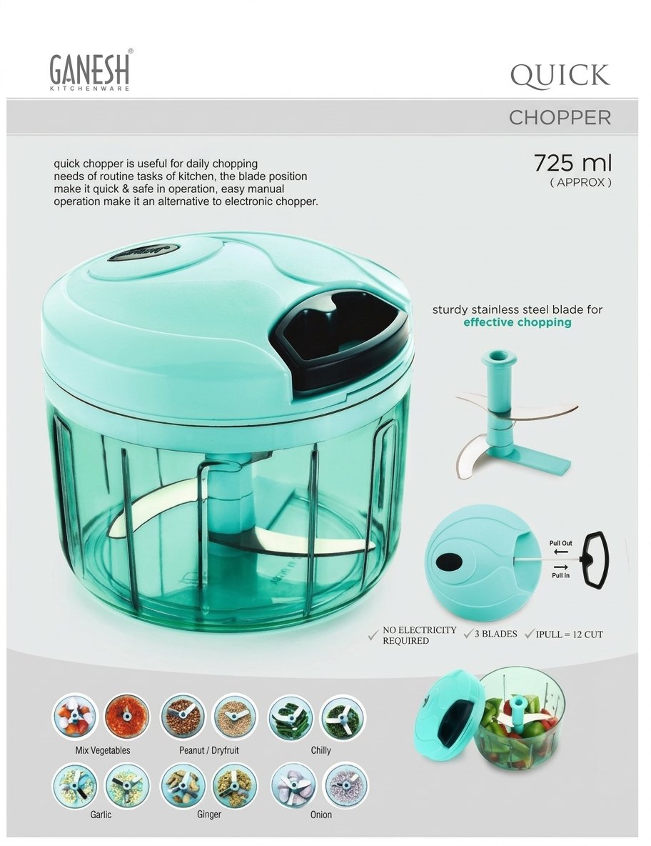 Ganesh Manual Vegetable Quick Chopper