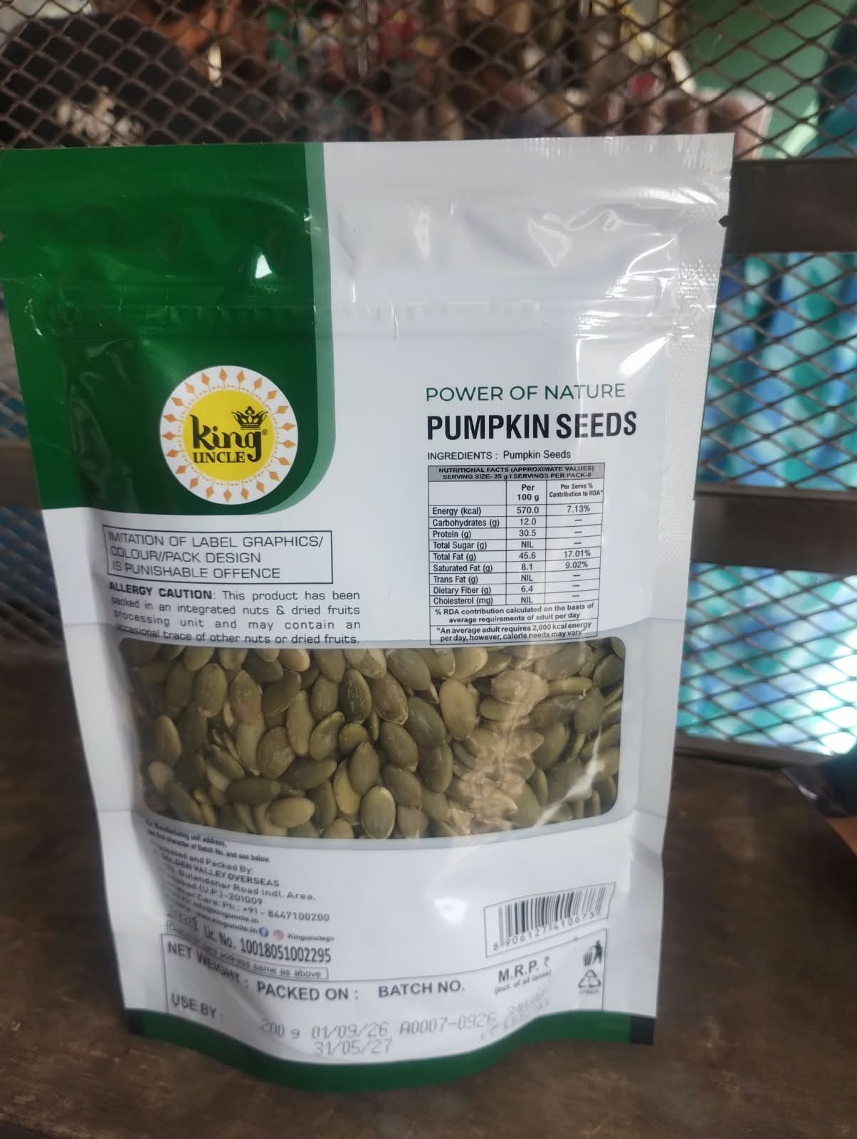 King Uncle Pumpkin Seeds