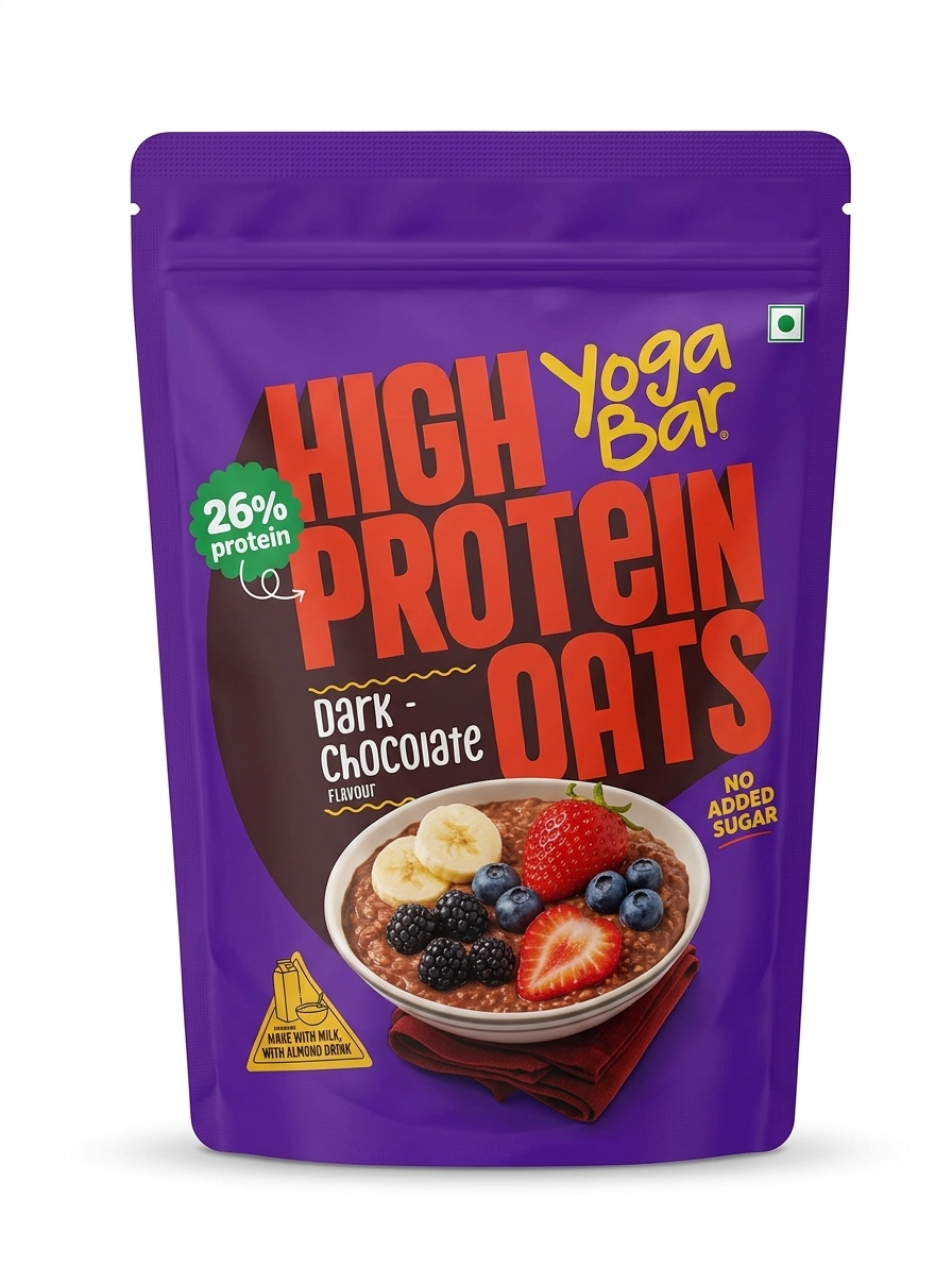 Yogabar Dark Chocolate Protein Oats
