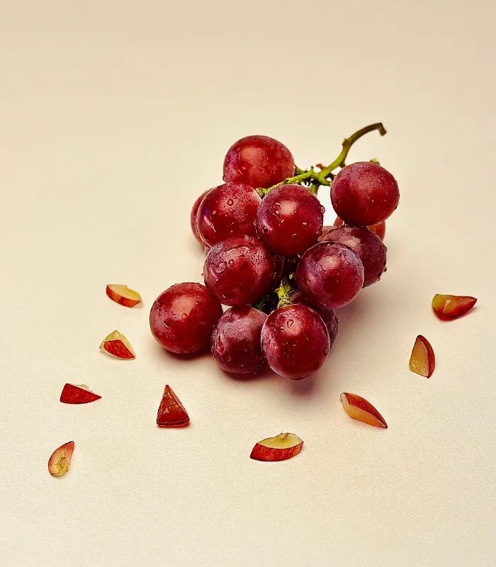 Red grapes