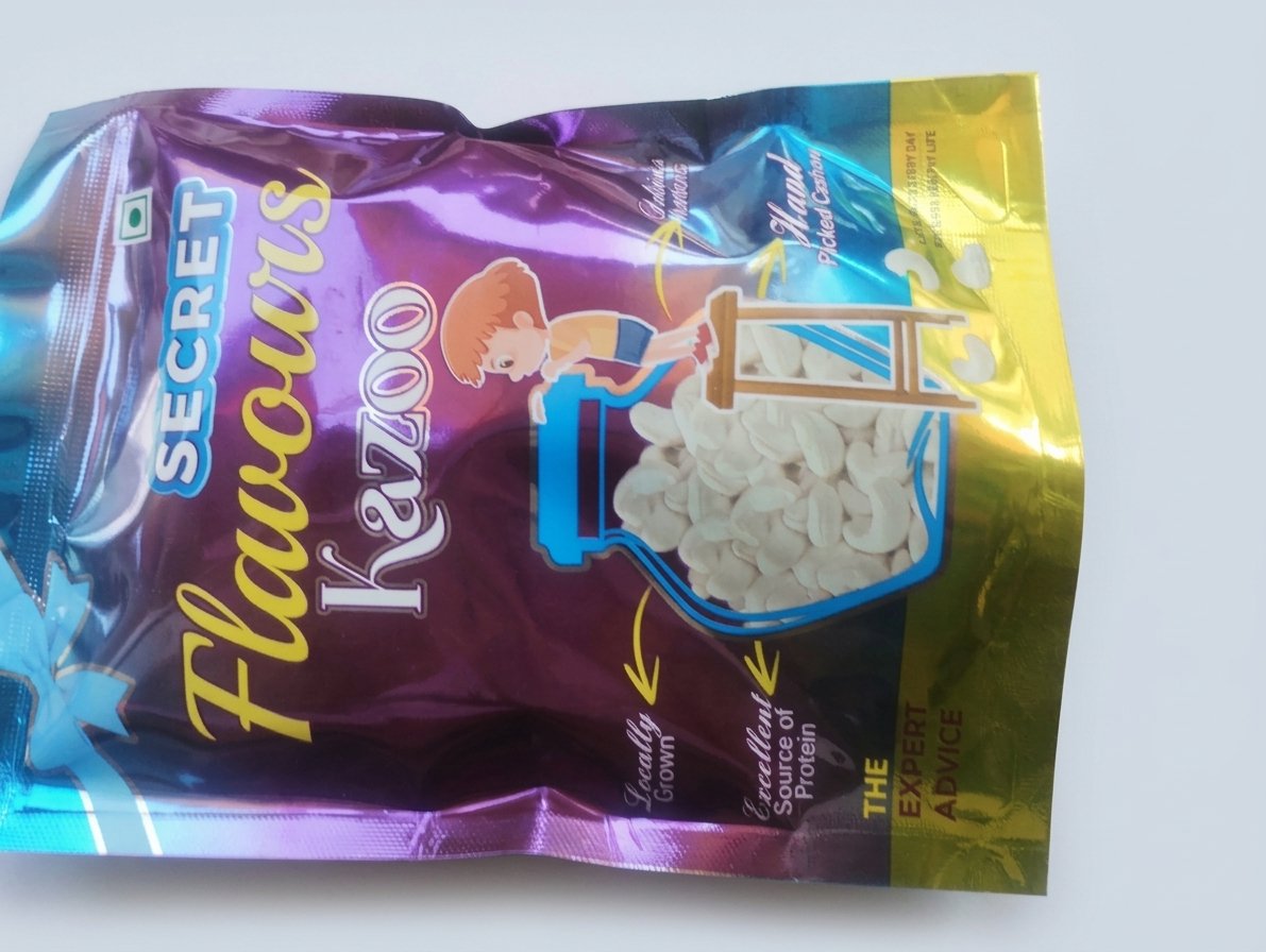 Secret Flavours Plain Cashews Pack