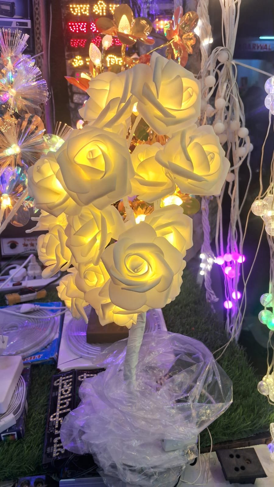 Artificial Rose Flower Tree Light