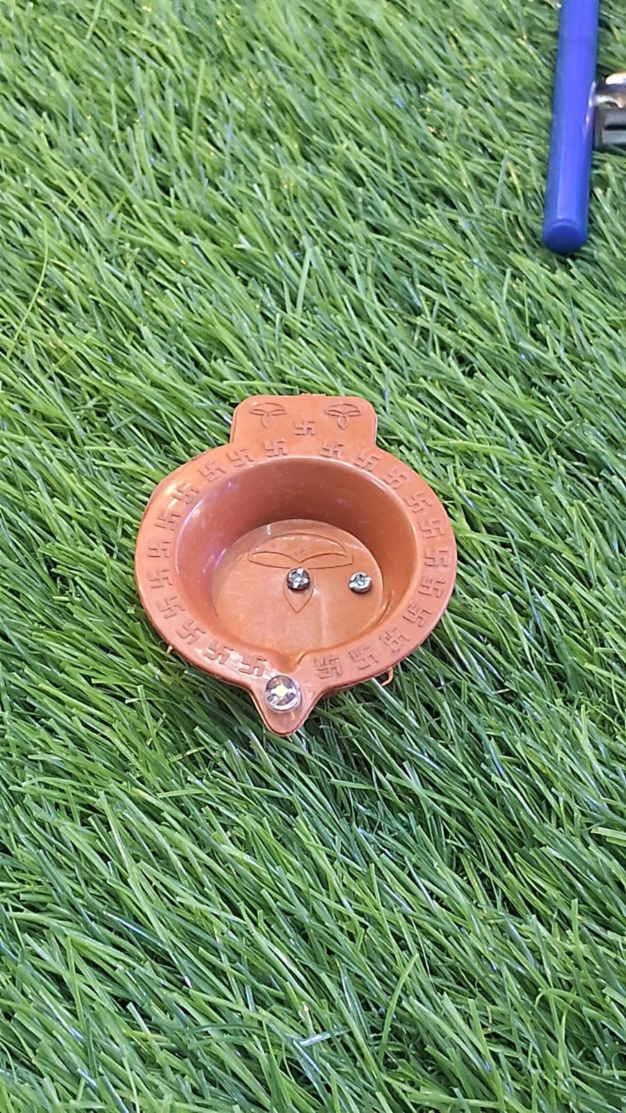 Water Sensor Brown Plastic Diya