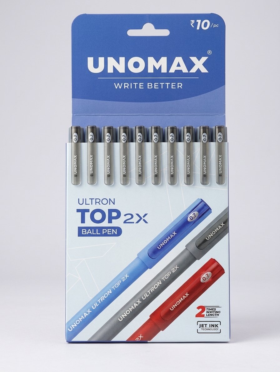 Unomax Ultron Top 2X Ball Pen Pack