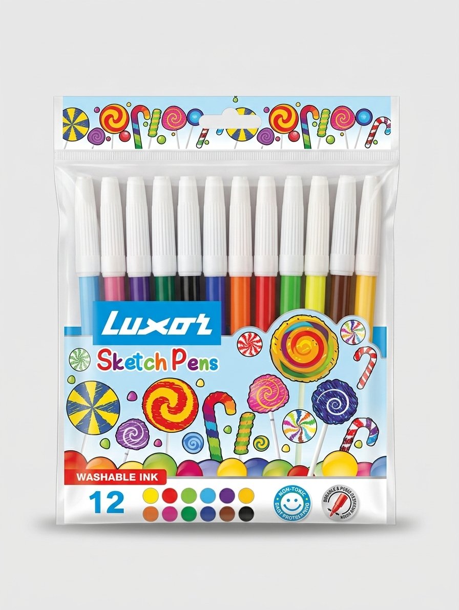Luxor Sketch Pens Pack of 12