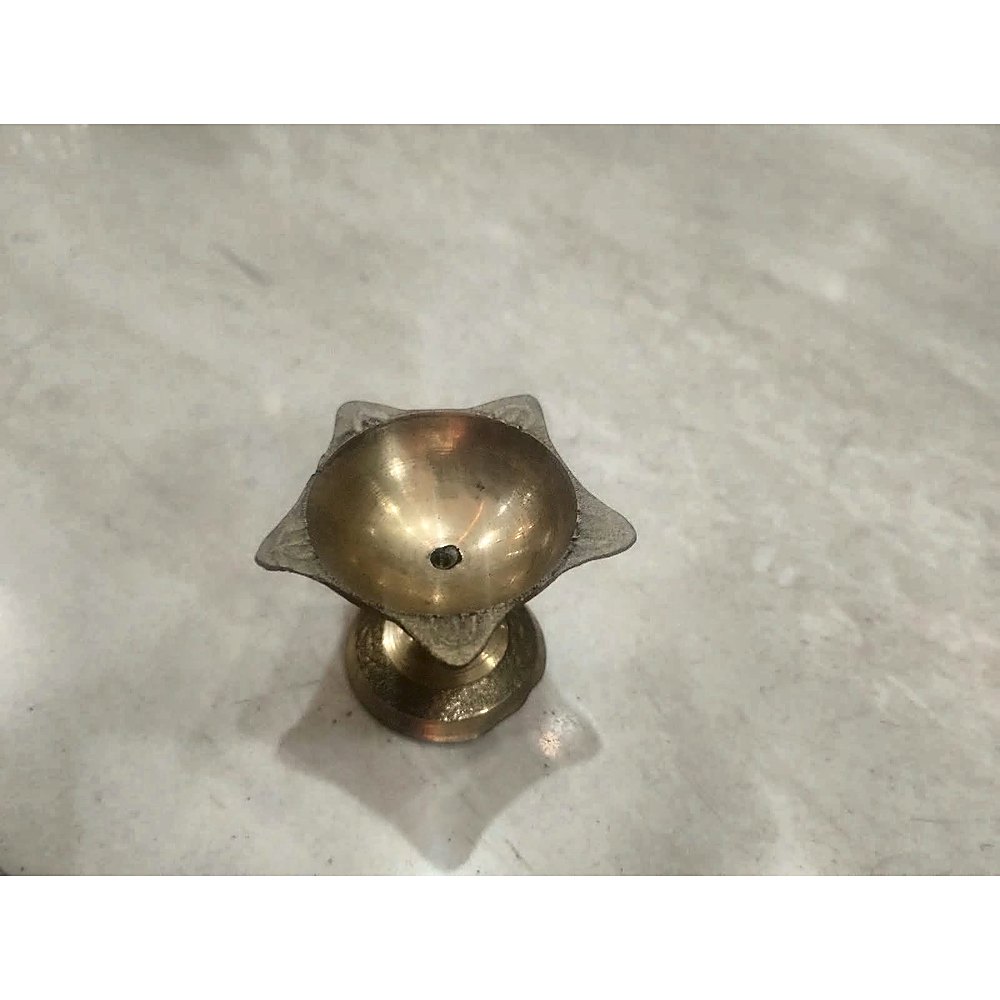 Brass Star Diya (Small) ,1.75inch