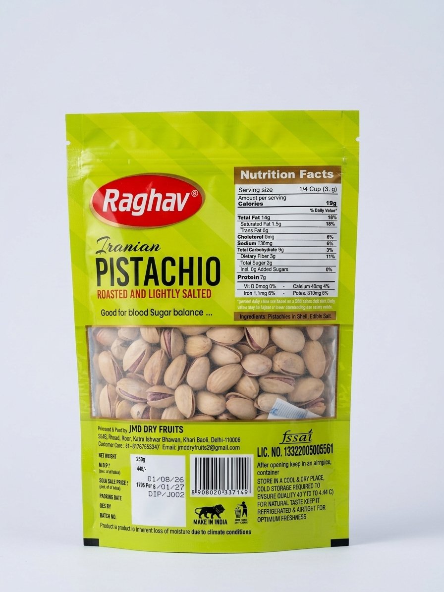 Raghav Roasted and Salted Pistachios