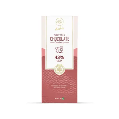 Goat Milk Chocolate | Cranberry | 70g