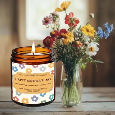 Mother's Day Soy Candle – Rose + Peony + Vanilla