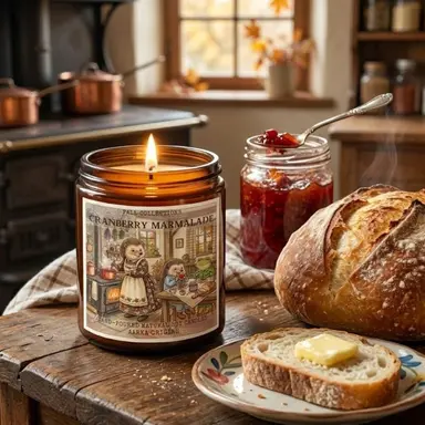 Cranberry Marmalade Soy candle, Autumn Festival, Autumn Spice, Fall decor, Halloween, Bookish gifts, Thanksgiving, Fall harvest, Book themed