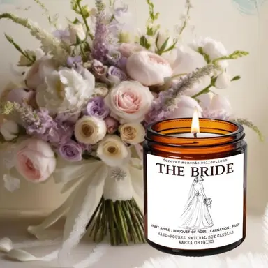 The Bride Soy Candle – White Florals + Vanilla