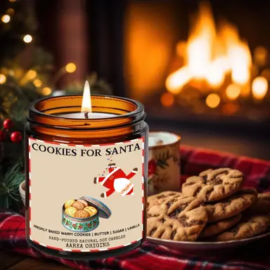 Cookies for Santa Soy Candle – Sugar Cookies + Vanilla