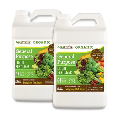 AgroThrive Organic Fertilizer - 1 Gal General Purpose Bundle