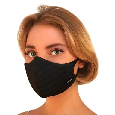 Khẩu trang Milano Fashion N97 có bộ lọc tích hợp. Bảo vệ 99,99% ở kích thước hạt PM2.5 • Tre hữu cơ