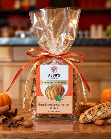Pumpkin Spice Almond Biscotti