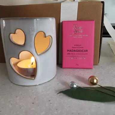 Heart Tealight Holder Gift Box – Pump Street Chocolate