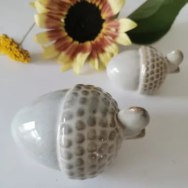 Acorn Decorations – Reactive Glaze Ceramic, Two Sizes