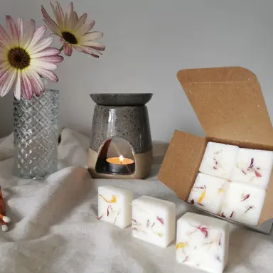 Lemon & Geranium Soy Wax Melts – Botanical Citrus & Floral