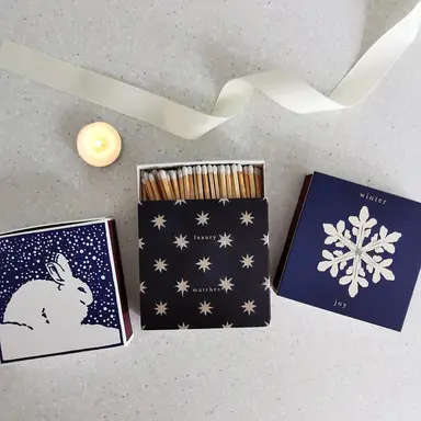 Archivist Matchbox – Extra Long Christmas Matches