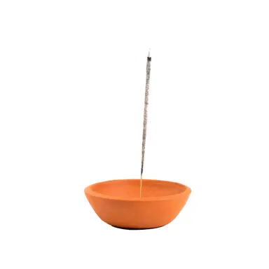 Clay Incense Stick Holder & Pure Copal Incense - Kit Set